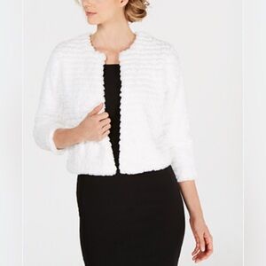 Calvin Klein White Teddy Jacket